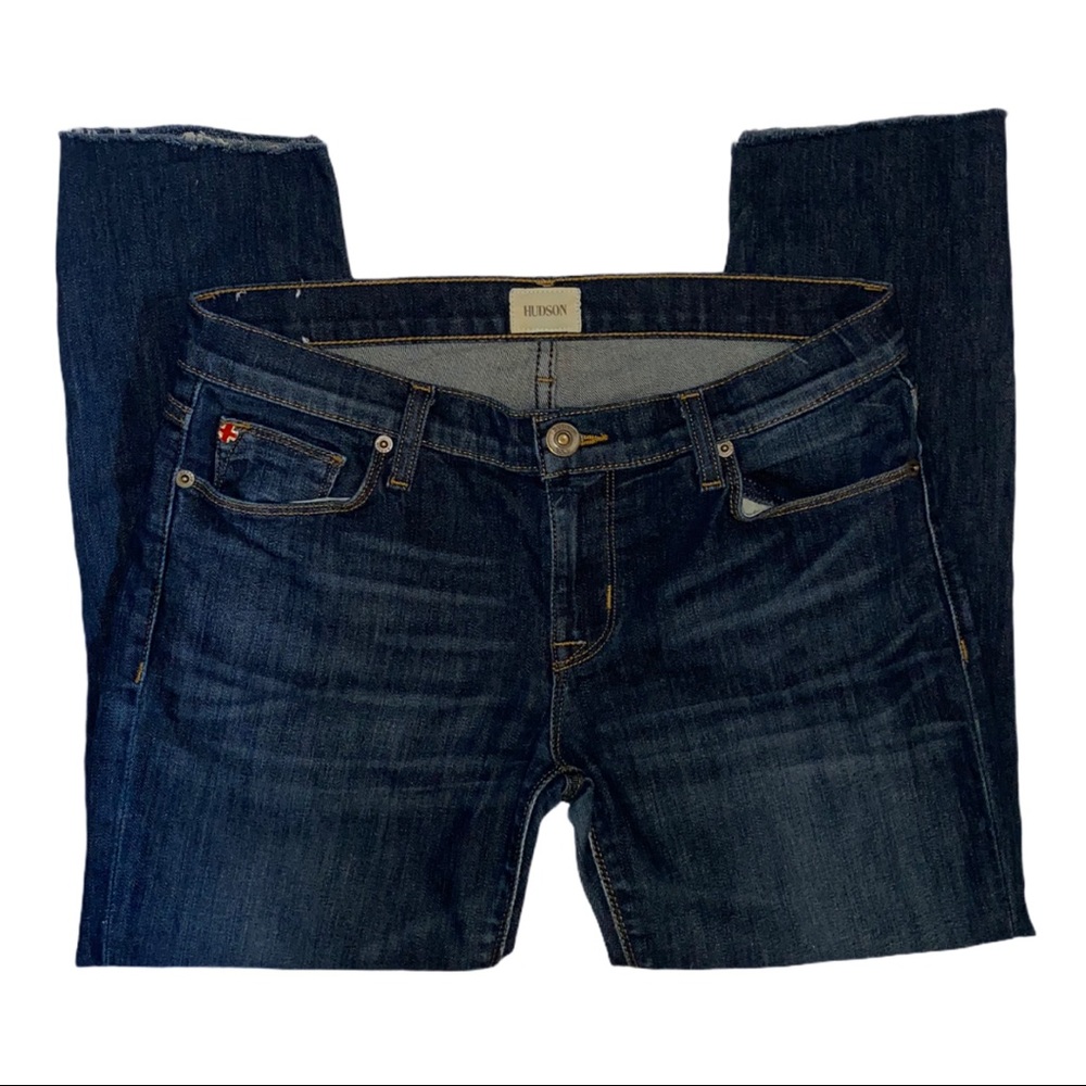 Hudson Krista Skinny Dark Wash Jeans. Size 28
